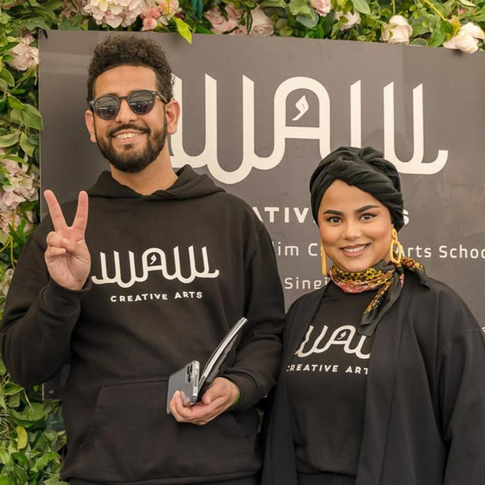 Nusaiba Mohammad-Timol and Talha Timol, founders of Waw Creative Arts, the world's first Muslim creative arts academy
