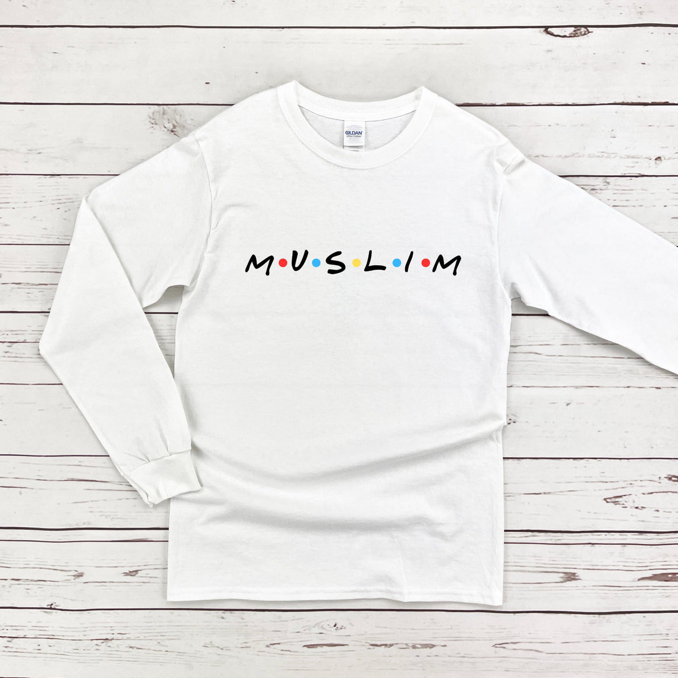 Muslim Friends TV Show Logo Style Themed Long Sleeve T-Shirt
