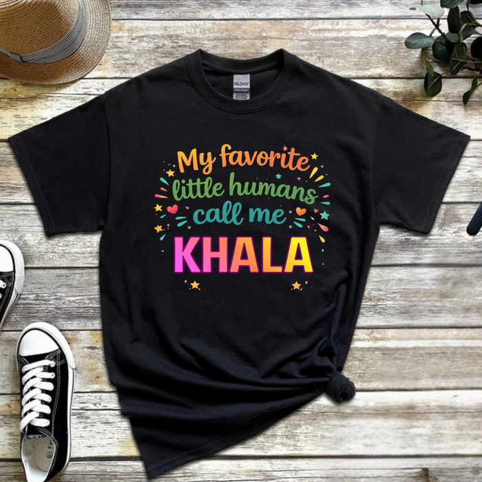 My Favorite Little Humans Call Me [Relative] Personalized T-Shirt