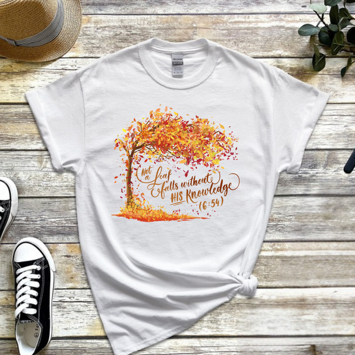 Not a Leaf Falls Without His Knowledge (6:59) T-Shirt