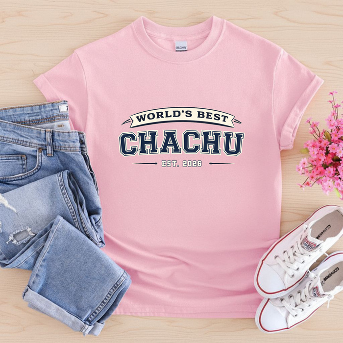 World's Best [Relative] Est. [Year] Personalized T-Shirt