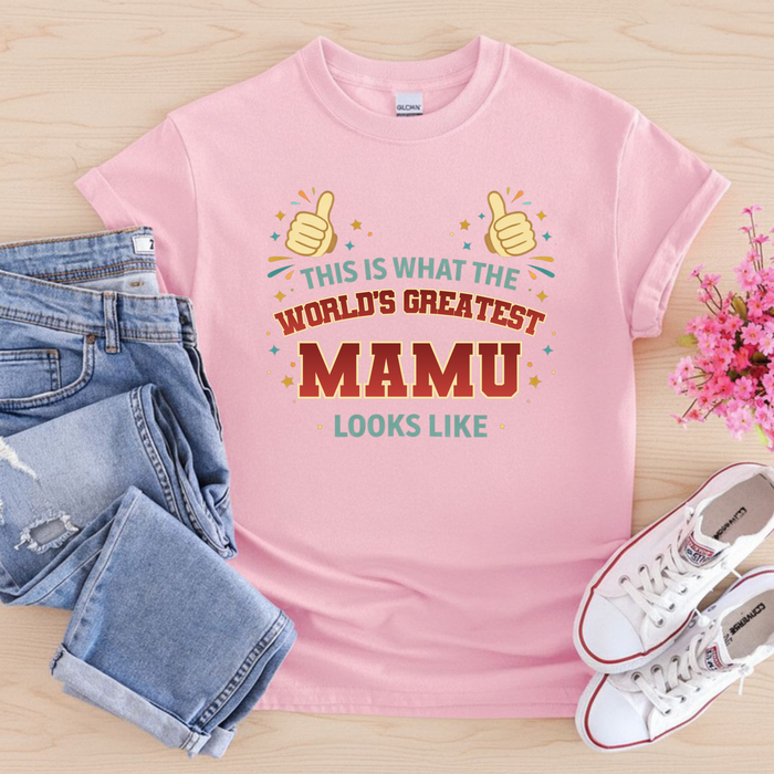 Colorful This Is What The World's Greatest [Relative] Looks Like Personalized T-Shirt