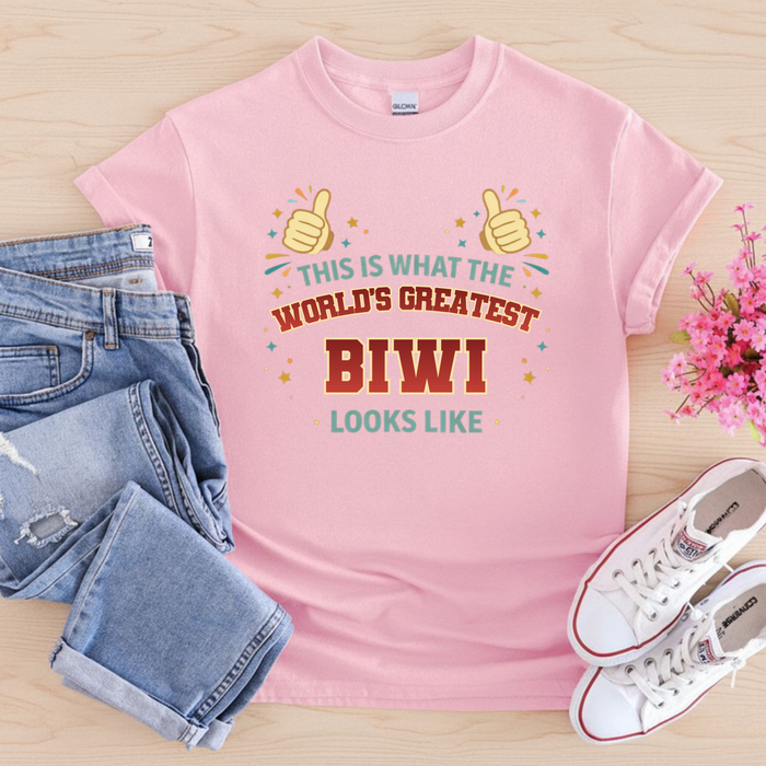 This is What the World's Greatest Biwi Looks Like T-Shirt