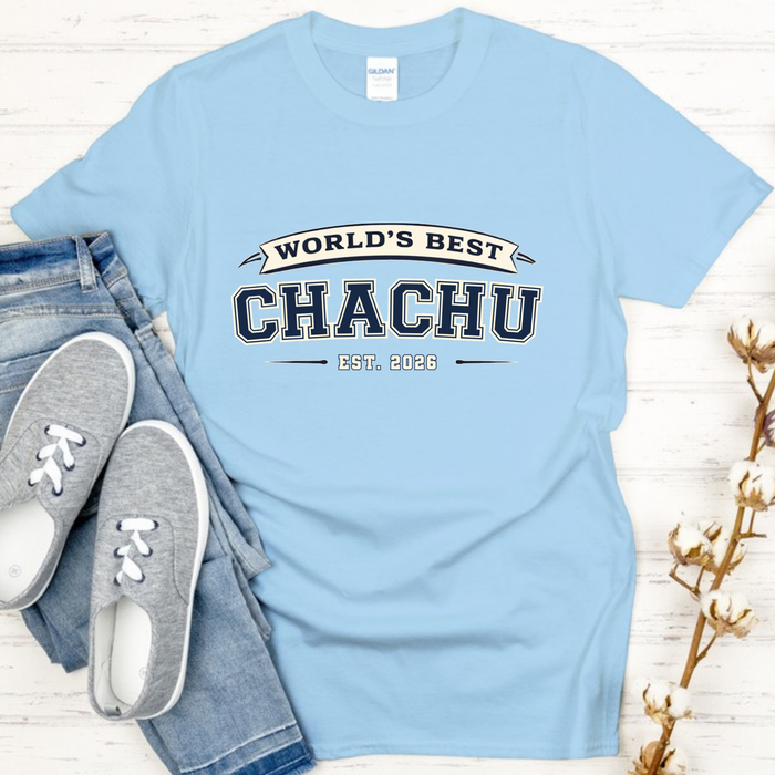 World's Best [Relative] Est. [Year] Personalized T-Shirt