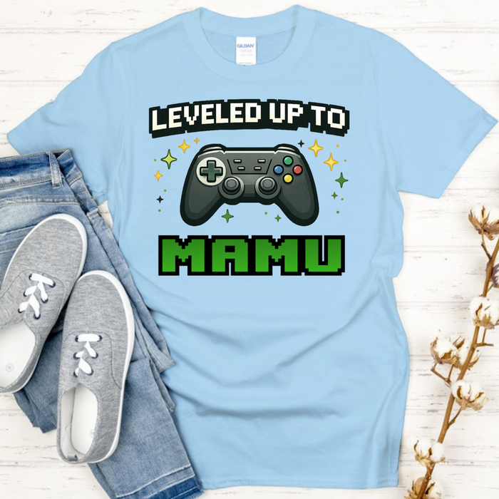 Leveled Up to [Relative] Personalized T-Shirt