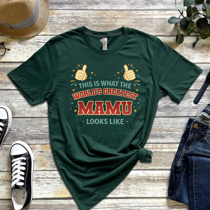 Colorful This Is What The World's Greatest [Relative] Looks Like Personalized T-Shirt