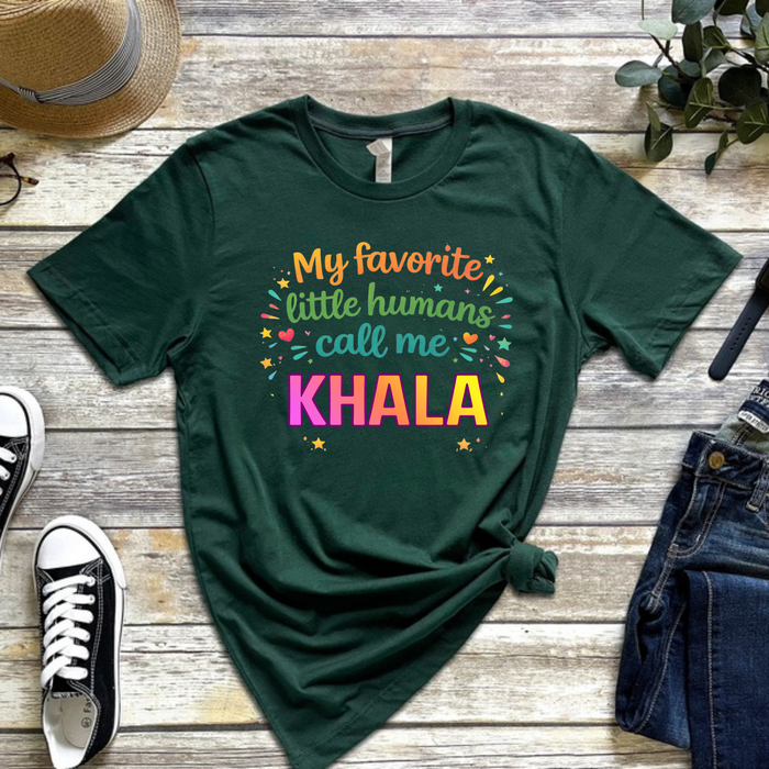 My Favorite Little Humans Call Me [Relative] Personalized T-Shirt