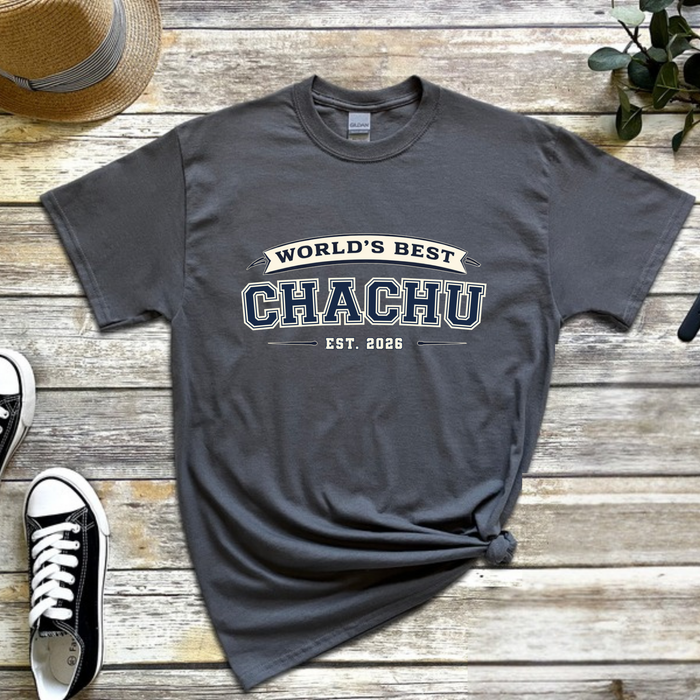 World's Best [Relative] Est. [Year] Personalized T-Shirt