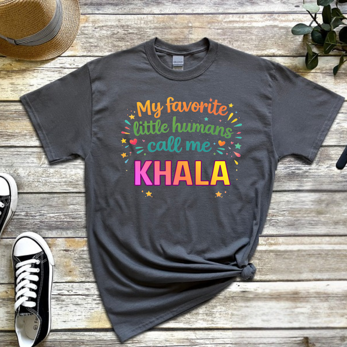 My Favorite Little Humans Call Me [Relative] Personalized T-Shirt
