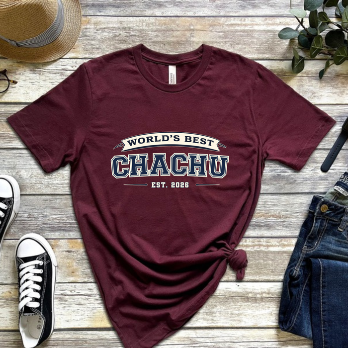 World's Best [Relative] Est. [Year] Personalized T-Shirt
