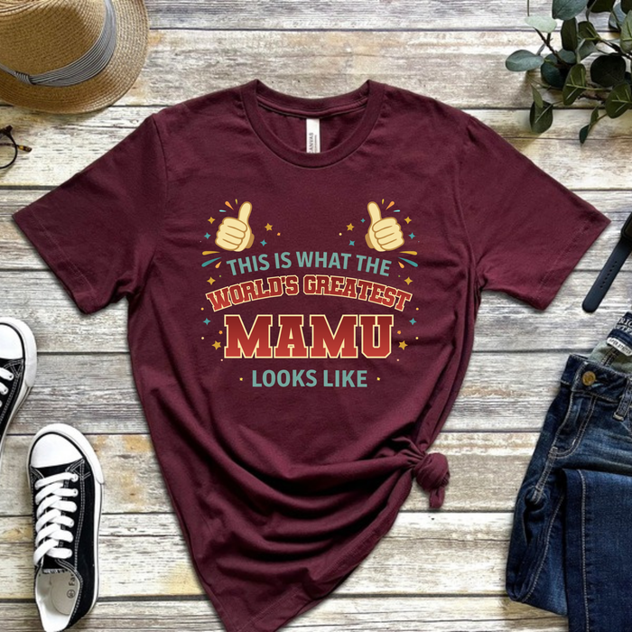 Colorful This Is What The World's Greatest [Relative] Looks Like Personalized T-Shirt