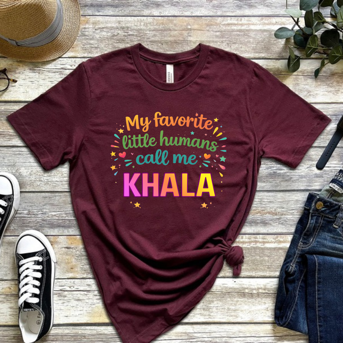 My Favorite Little Humans Call Me [Relative] Personalized T-Shirt