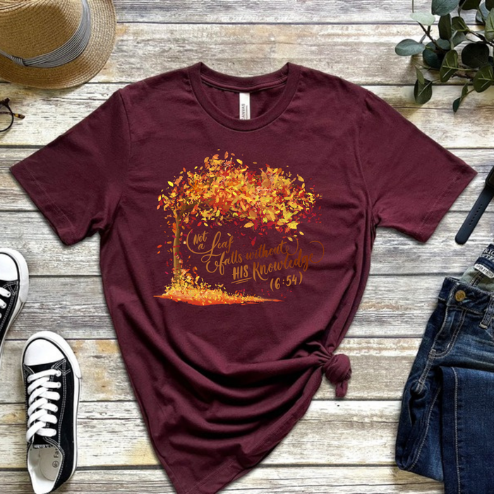 Not a Leaf Falls Without His Knowledge (6:59) T-Shirt