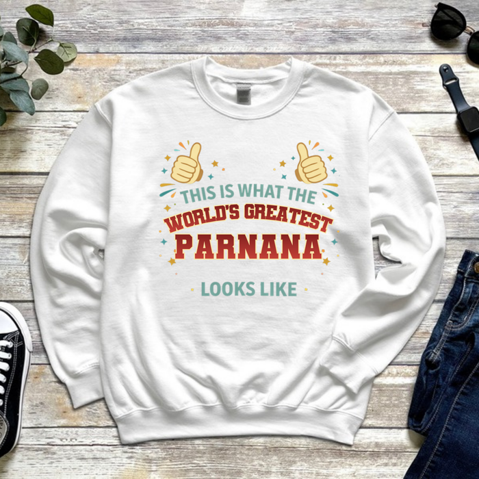 This is What the World's Greatest Patni Looks Like Sweatshirt