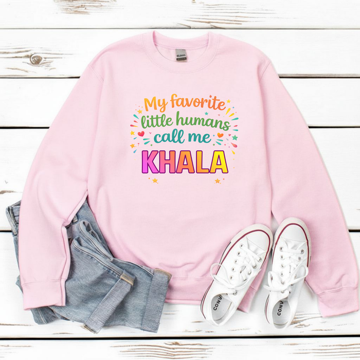 My Favorite Little Humans Call Me [Relative] Personalized Sweatshirt