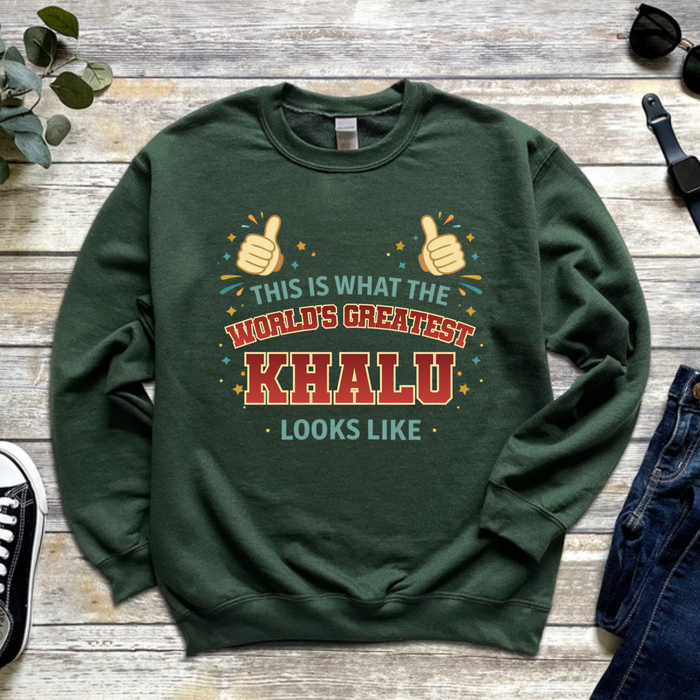 This is What the World's Greatest Mama Looks Like Sweatshirt