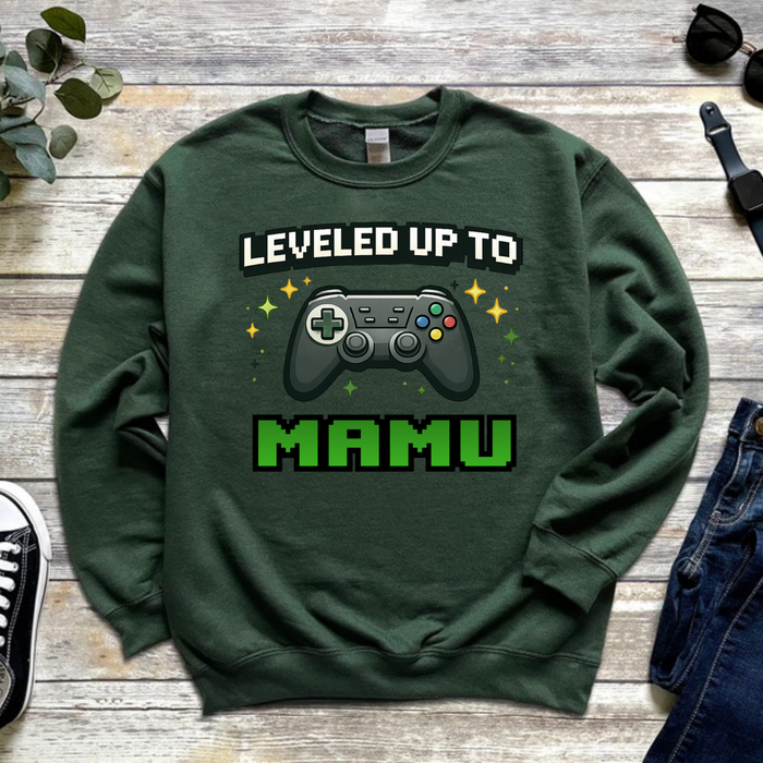 Leveled Up to [Relative] Personalized Sweatshirt