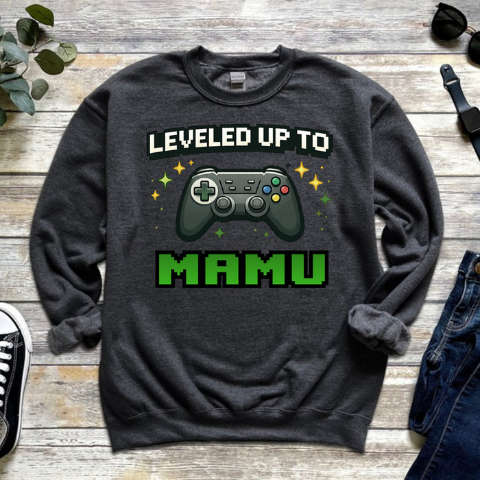 Leveled Up to [Relative] Personalized Sweatshirt
