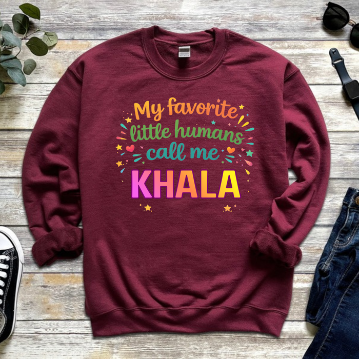 My Favorite Little Humans Call Me [Relative] Personalized Sweatshirt