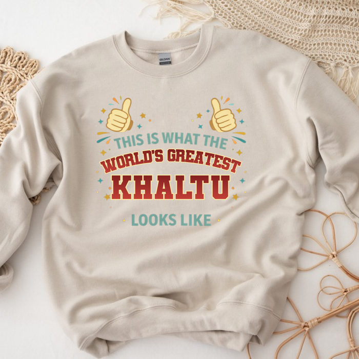 This is What the World's Greatest Mami Looks Like Sweatshirt