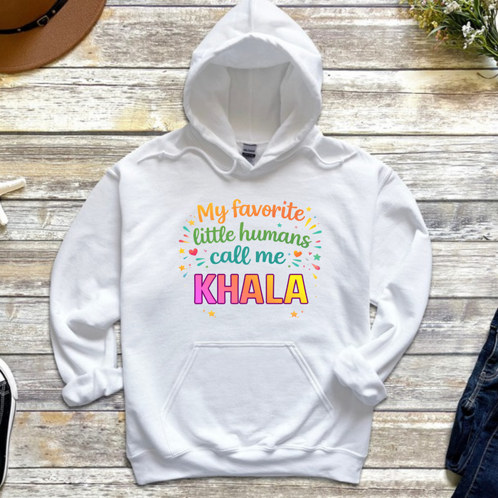 My Favorite Little Humans Call Me [Relative] Personalized Hoodie