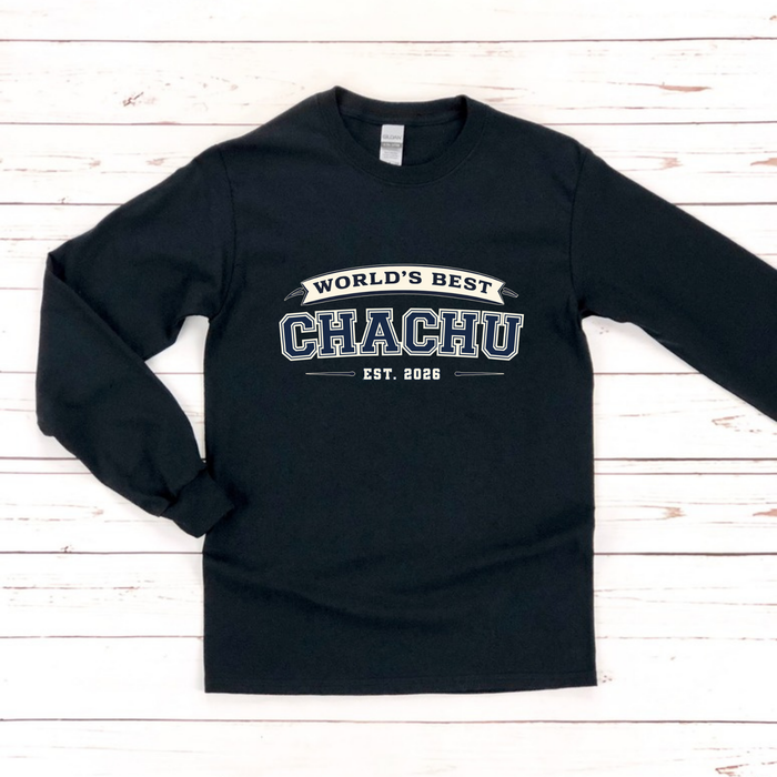 World's Best [Relative] Est. [Year] Personalized Long Sleeve Shirt