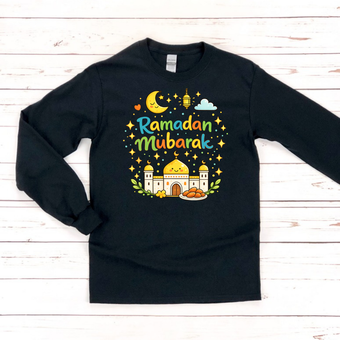 Ramadan Mubarak Long Sleeve Shirt