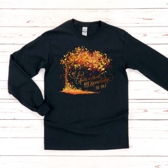 Not a Leaf Falls Without His Knowledge (6:59) Long Sleeve Shirt