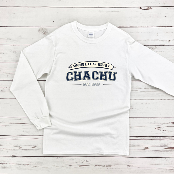 World's Best [Relative] Est. [Year] Personalized Long Sleeve Shirt