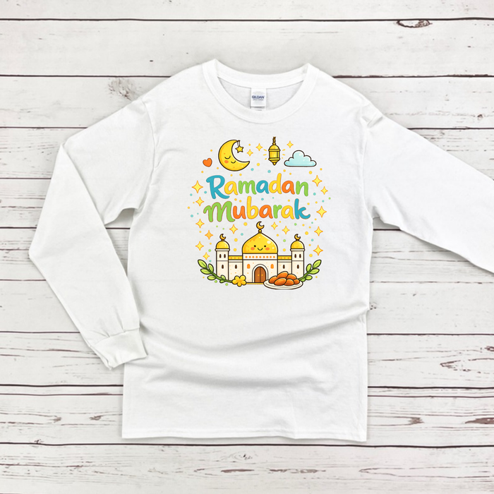 Ramadan Mubarak Long Sleeve Shirt