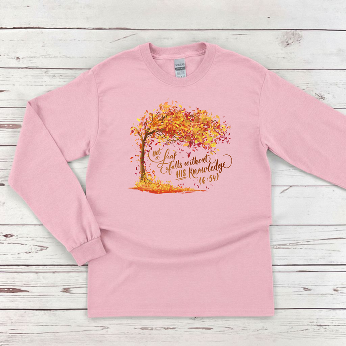 Not a Leaf Falls Without His Knowledge (6:59) Long Sleeve Shirt
