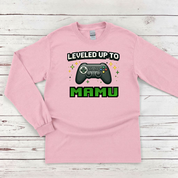 Leveled Up to [Relative] Personalized Long Sleeve Shirt