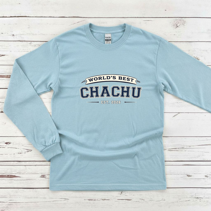 World's Best [Relative] Est. [Year] Personalized Long Sleeve Shirt