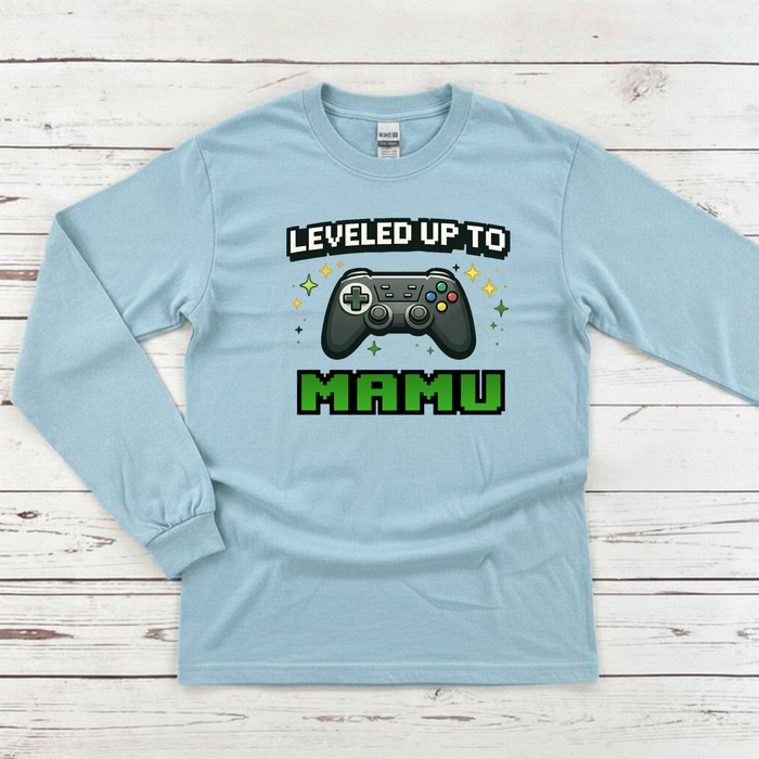 Leveled Up to [Relative] Personalized Long Sleeve Shirt