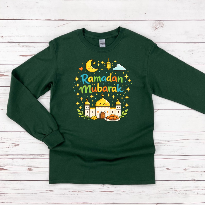Ramadan Mubarak Long Sleeve Shirt