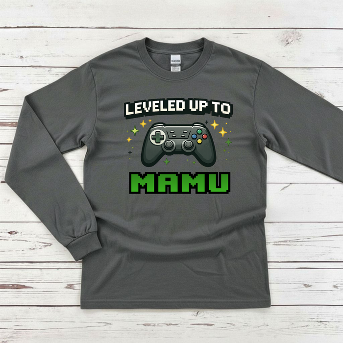 Leveled Up to [Relative] Personalized Long Sleeve Shirt