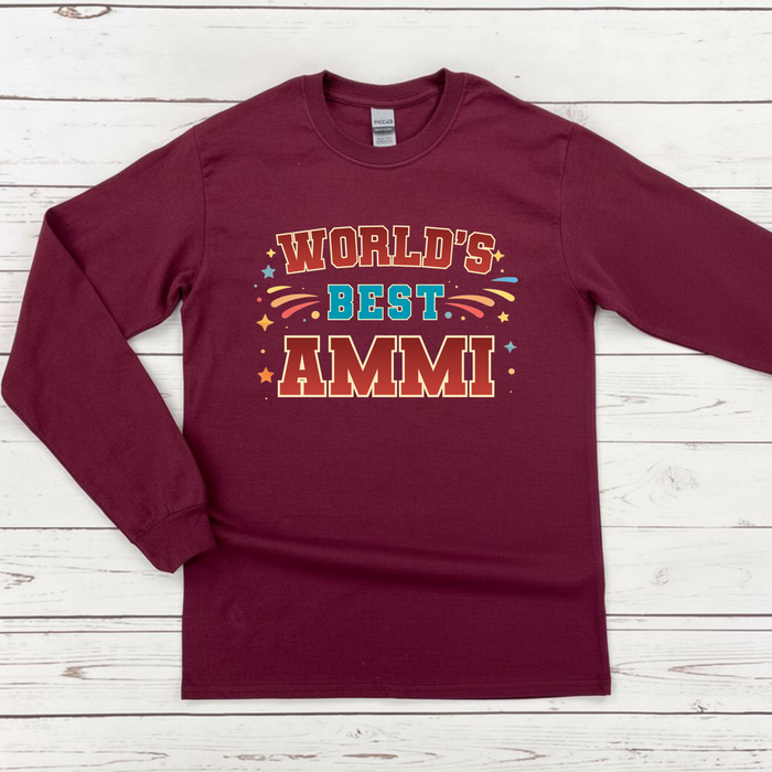 World's Best [Relative] Personalized Long Sleeve Shirt