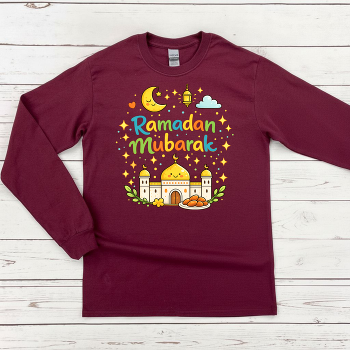 Ramadan Mubarak Long Sleeve Shirt