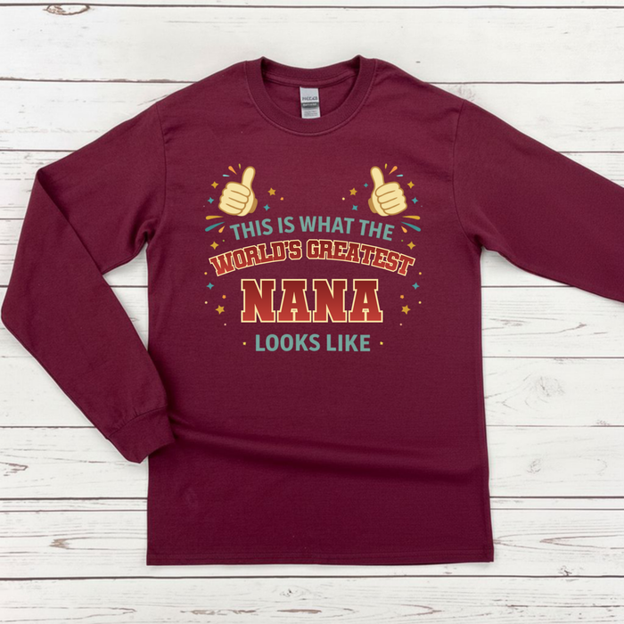 This is What the World's Greatest Nando Looks Like Long Sleeve Shirt
