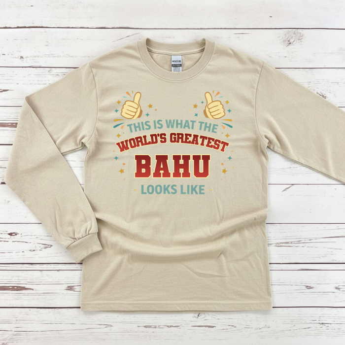 This is What the World's Greatest Badu Looks Like Long Sleeve Shirt