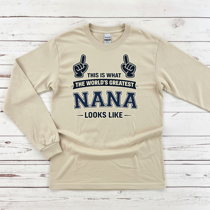 This Is What The World's Greatest [Relative] Looks Like Personalized Like Long Sleeve Shirt