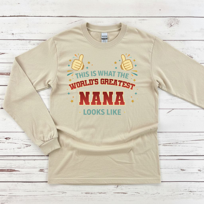 This is What the World's Greatest Nando Looks Like Long Sleeve Shirt