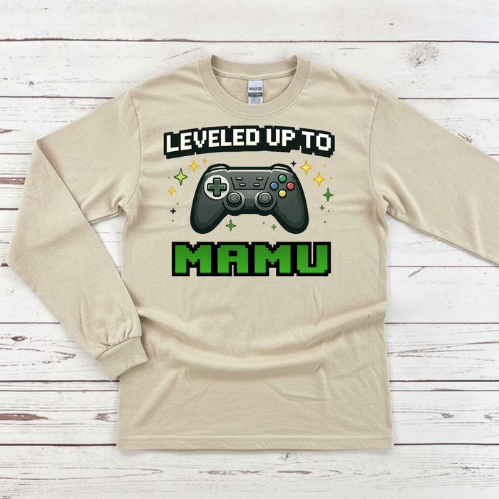 Leveled Up to [Relative] Personalized Long Sleeve Shirt