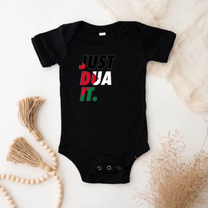 Just Dua It Palestine Flag Onesie