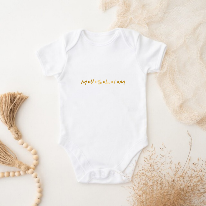 GOLD Muslim Onesie
