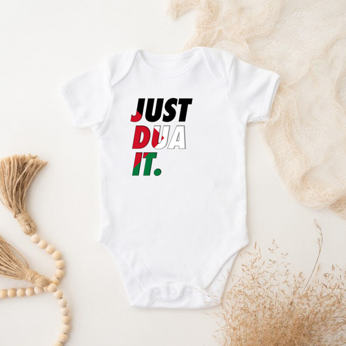 Just Dua It Palestine Flag Onesie