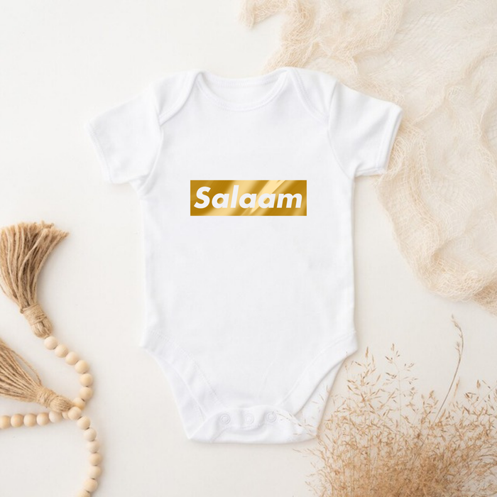GOLD Salaam Onesie