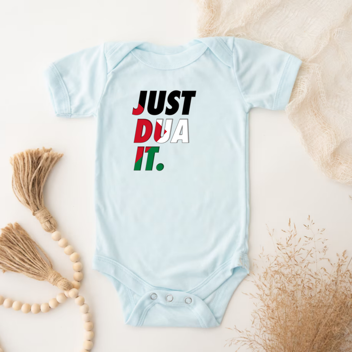 Just Dua It Palestine Flag Onesie
