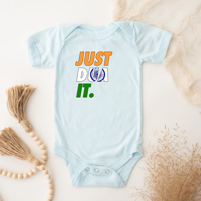 Just Dua It India Flag Onesie