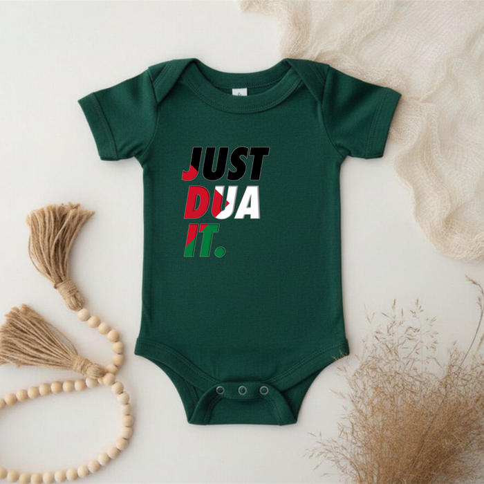 Just Dua It Palestine Flag Onesie